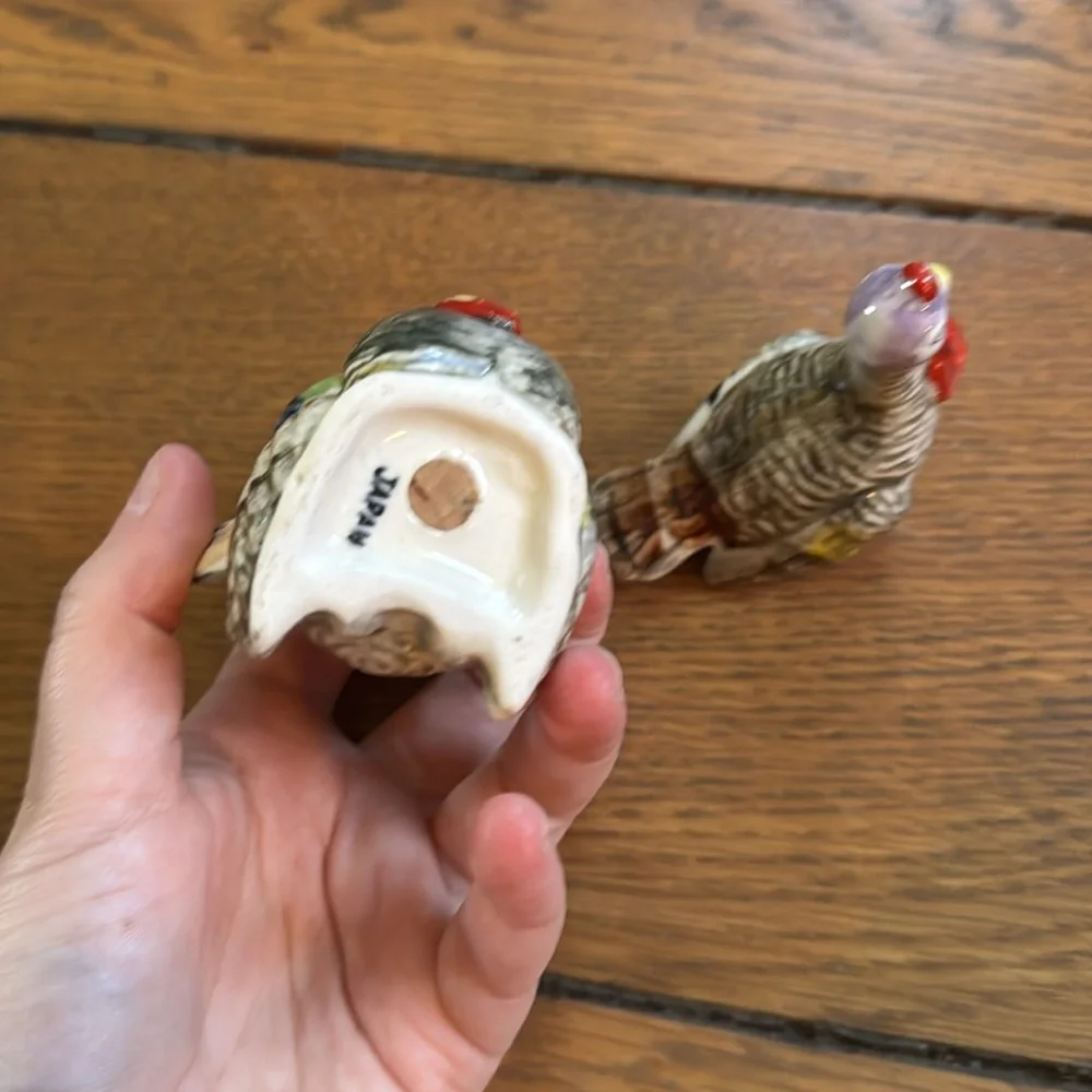 Salt & Pepper Shaker Bundle Turkey Baseball Swans Collectables‎ Vintage Japan